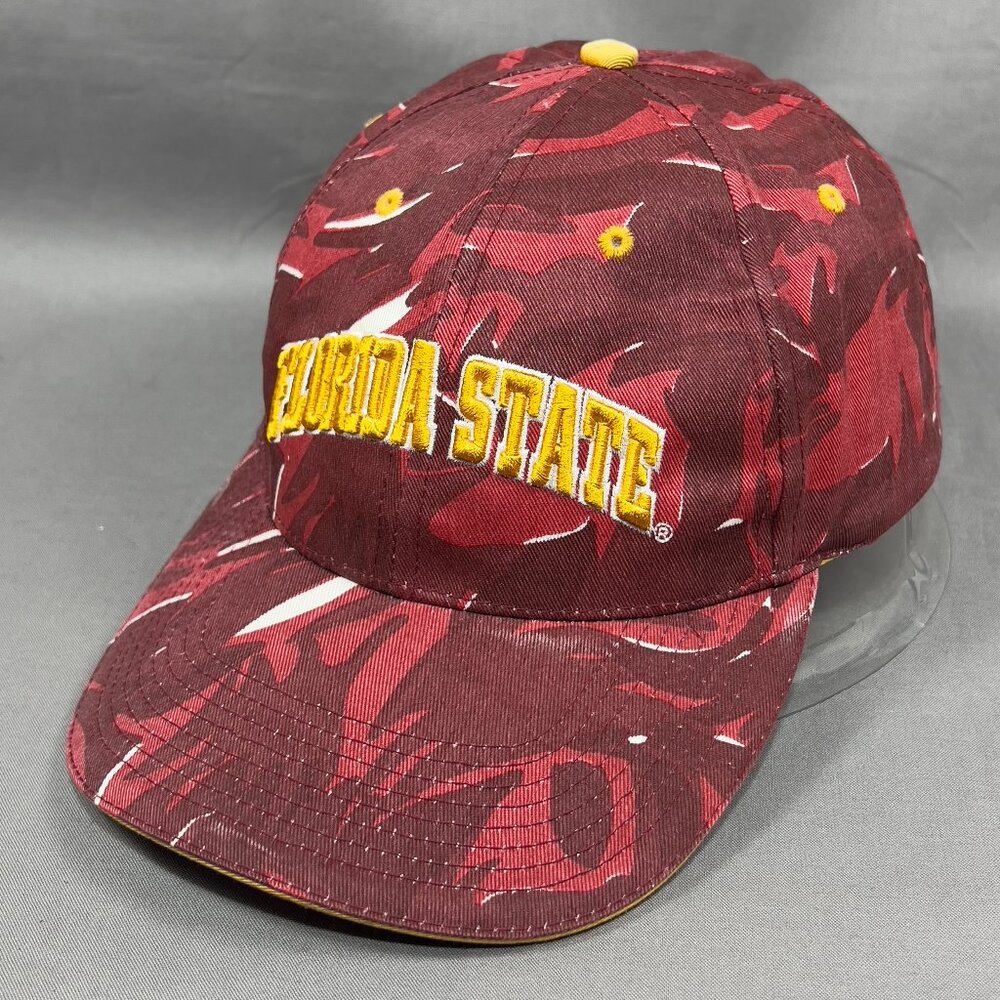 The Game Maroon & Yellow Florida State Camo Cap